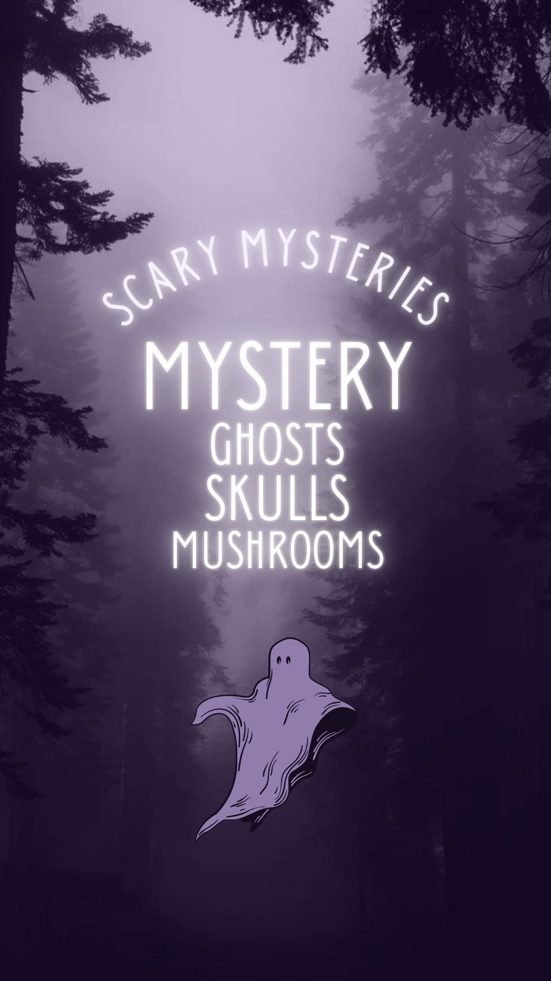 Mystery glow in the dark mushroom