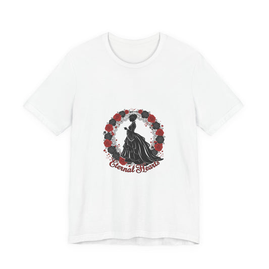 Gothic Romance Silhouette Tee | Nu Romantic 80s Nostalgia, Valentine Punk