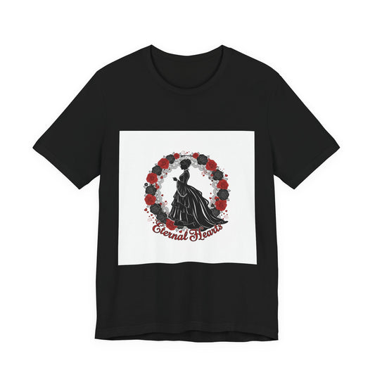 Gothic Romance Silhouette Tee | Nu Romantic 80s Nostalgia, Valentine Punk